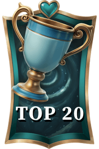Platz unter den TOP 20 in einem Turnier